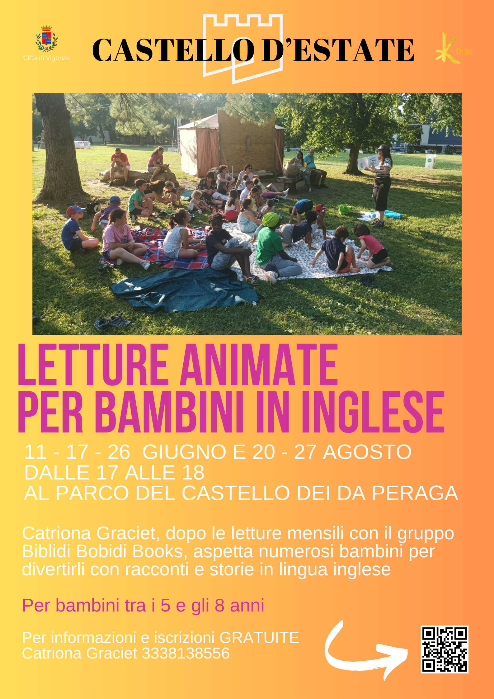 Letture animate per bambini in lingua inglese | Castello d'Estate 