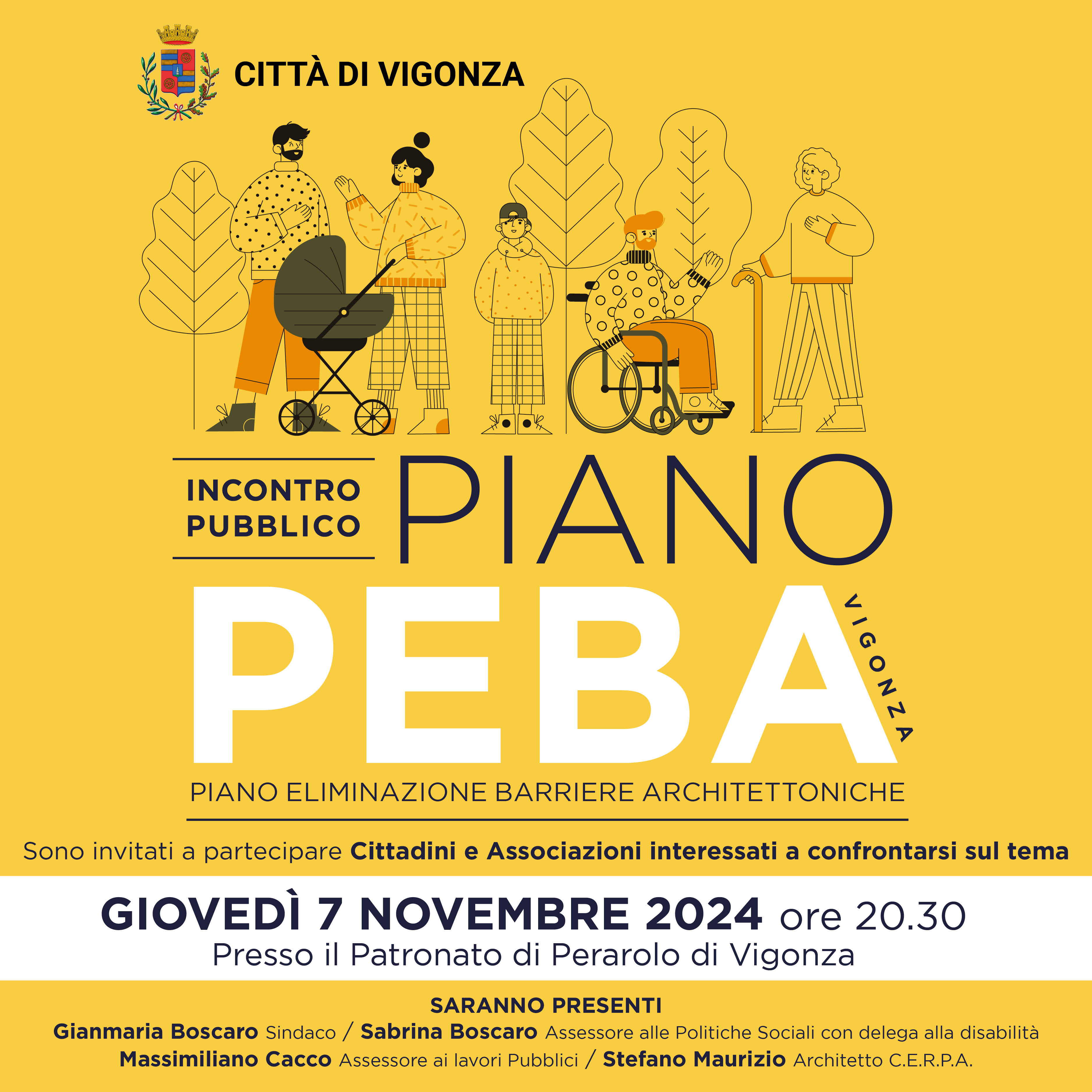 Incontro pubblico piano "PEBA"