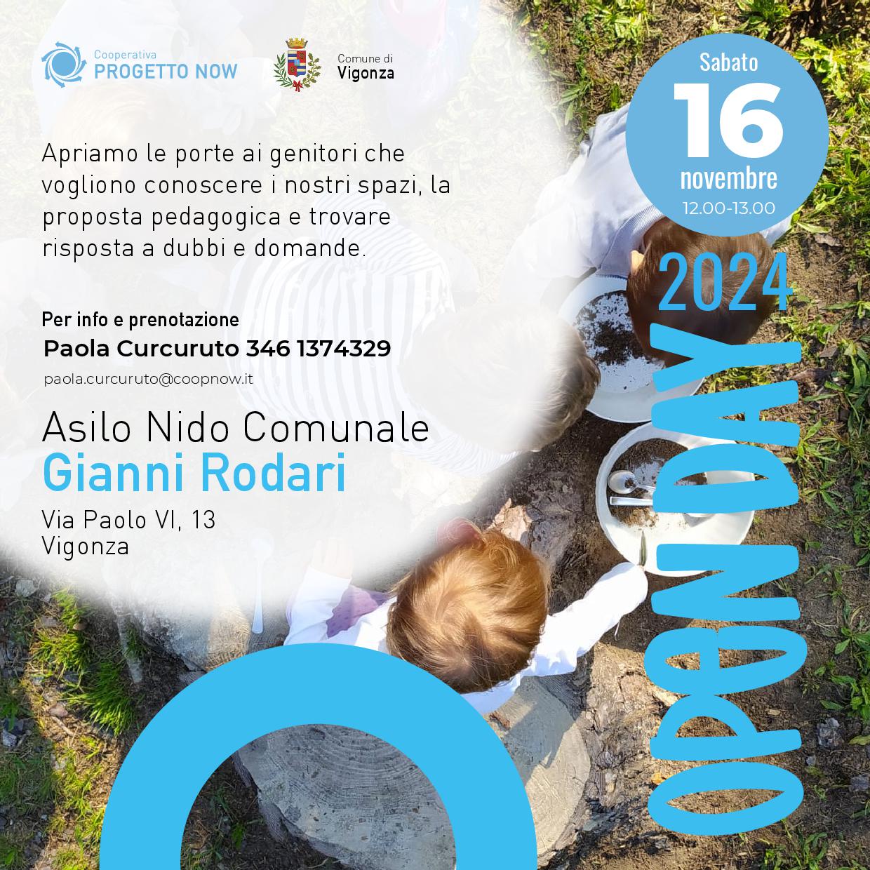 "Open day" all'asilo nido comunale Gianni Rodari