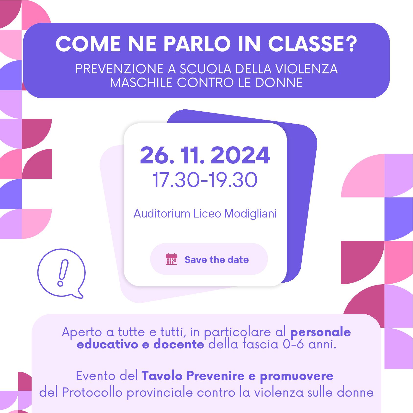 Come ne parlo in classe?